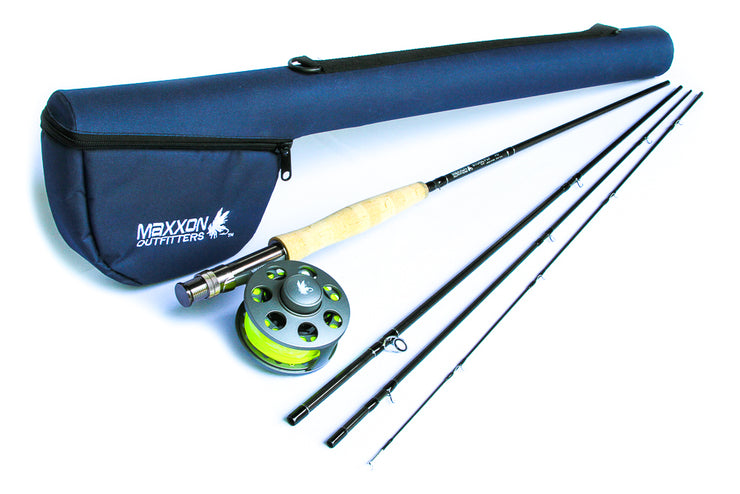 9' Fly Fishing Rod and Reel Combo with Carry Bag 20 Flies Complete